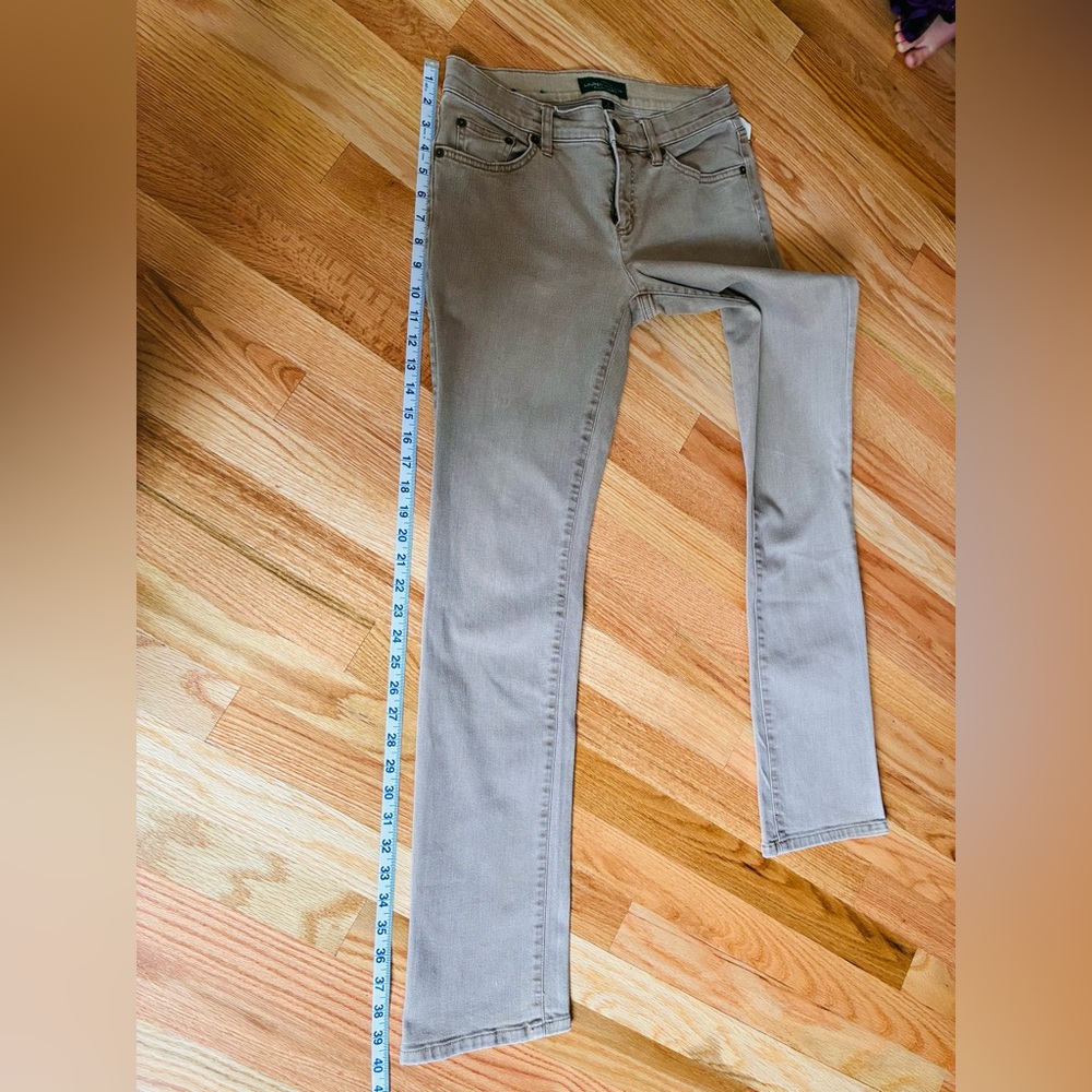Ralph Lauren Tan Denim Jeans - Picture 9 of 10